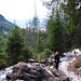 Aufstieg Richtung Heimgarten/Käseralm