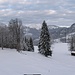 Das Werdenfelser Land im Winterkleid - im linken Bildteil über GAP der Kramer, im rechten Bildteil der Wank.