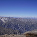Super Verhältnisse auf dem Gipfel; Fernsicht bis Mont Blanc (und weiter)