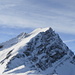 Blick zum benachbarten Rossfallenspitz - die Verhältnisse hätten eine Besteigung mit Schneeschuhen heute sehr mühsam bis unmöglich gemacht