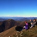 Dal Monte di Tremezzo vista sulle alpi