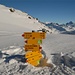 Stallerberg, links oben die Aufstiegsspur