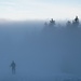 Schilizmätteli: das kitschige Alpenpanorama güggselet gerade noch über den Nebel hervor