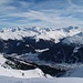 Blick vom Wannengrat runter nach Davos
