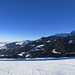 Aussicht von der Alpiliegg auf die bekannten Innerschweizer: Rigi und Pilatus.