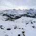 Leider keine schöne Sicht mehr auf dem Gipfel. In Bildmitte Finsteraarhorn.