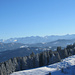 Gipfelblick vom Pfänder in das Bregenzerwald Gebirge