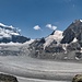  Glacier de Corbassière und Grand Combin (4314m) von kurz unterhalb des Passes