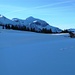 Obere Alpe - Blick zum Skigebiet Mellau-Damüls