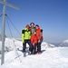 Ich ([u mali]), Alex und Angelika am Gipfelkreuz