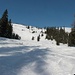 Herrlich, weite Hänge mit traumhaften Pulverschnee - Luca ist begeistert und ich natürlich auch ...