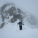 Tanja auf den letzten Meter zum Älplihorn-Gipfel 3006m