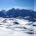 Südostpanorama vom Karspitzaufstieg, von Sorapis bis zu Lavarella