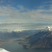Panorama dalla vetta verso Valtellina e Val Chiavenna