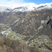 Looking down to the Maggia valley Avegno di fuori, Avegno  and Gordevio