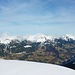 Die nebelverhangenen Gipfel im Walsertal