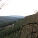 Katzstein, Ausblick auf den Děčínský Sněžník/Hoher Schneeberg