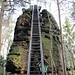 Katzstein-Katzfels, Aufstieg