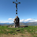 Matteo e Io in cima al Monte Bregagno