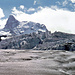 Blick vom Unteren Theodulgletscher zum Kleinen Matterhorn Noch ohne Seilbahnverschandelung