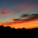 Sonnenuntergang über den Drakensbergen!