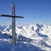 Gipfel Längentaler mit Blick zum Breiten Grieskogel - Strahlkogel - Larstigspitze