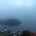 L'isola Comacina è avvolta dalla nebbia