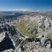Fernsicht - in der Bildmitte am Horizont das Bernina-Massiv.<br />Links die Ausläufer der Ortler-Alpen