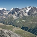 Blick zur [peak16522 Watzespitze](3532m) - links davon die [peak17926 Rofelewand] (3355m)
