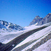 Der Lötschegletscher, über den wir zum Pass hochgestiegen sind.