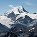 [peak612 Brunegghorn 3833m], [peak422 Bishorn 4153m], [peak5916 Weisshorn 4506m] und [peak6038 Zinalrothorn 4221m]
