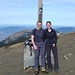 Sonja und ich auf dem Gipfel.