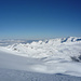 Weitblick in die Nordostschweiz - der Sardonagletscher liegt da im ungestörten Winterschlaf - bis der Delta mit dem Radar kam...