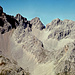 Vord. Drachenkopf (2302m), Marienbergspitze (2561m) u. Wamperter Schrofen (2520m) vom Hint. Tajakopf (2408m) Abstieg