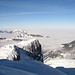 Sicht über den Schinberg hinweg auf das Nebelmeer