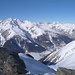 Blick hinunter ins Goms auf Gluringen