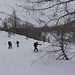 Partenza, nevica