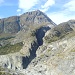 Das <strong>Sparrhorn</strong> (3021 m); vorne die sehr imposante Schlucht, durch die der Oberaletschgletscher entw&auml;ssert.