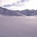 Der Rifflsee Rechts davon in den Talgrund geht der Aufstiegsweg zum K2