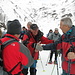 Incontro con amici scialpinisti