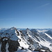 Gipfel im Südosten so weit das Auge reicht - von der Bernina bis zum Ortler