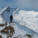 Geschafft! Gipfelfoto auf der Marwees mit [u marmotta] und der eindrücklichen Säntis-Kulisse.