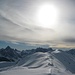 Blick vom Gipfel in die Dolomiten
