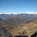 Teil des Alpenhauptkamms im Norden sowie Locarno und Umgebung