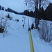 Die ersten Höhenmeter können mit dem Skilift Schilt zurückgelegt werden (CHF 8.- für eine Bergfahrt)
