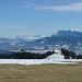toller Blick in die Zentralschweiz:
Glärnisch mit Silbere, Klimsenhorn und Pilatus, Tomlishorn und Widderfeld