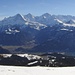 prächtiges Panorama vom Brienzer Rothorn über EMJ und Altels bis zum Wildhorn