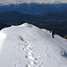 Den Monte Generoso 1701m gibt es auch schneebedeckt und das nicht zu knapp! 