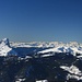 genialer Blick vom Monte Sella di Sennes nach Westen, links der Peitlerkofel