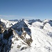 Blick in die Urner Alpen mit Uri-Rotstock, Engelberger Rotstock und Wissigstock